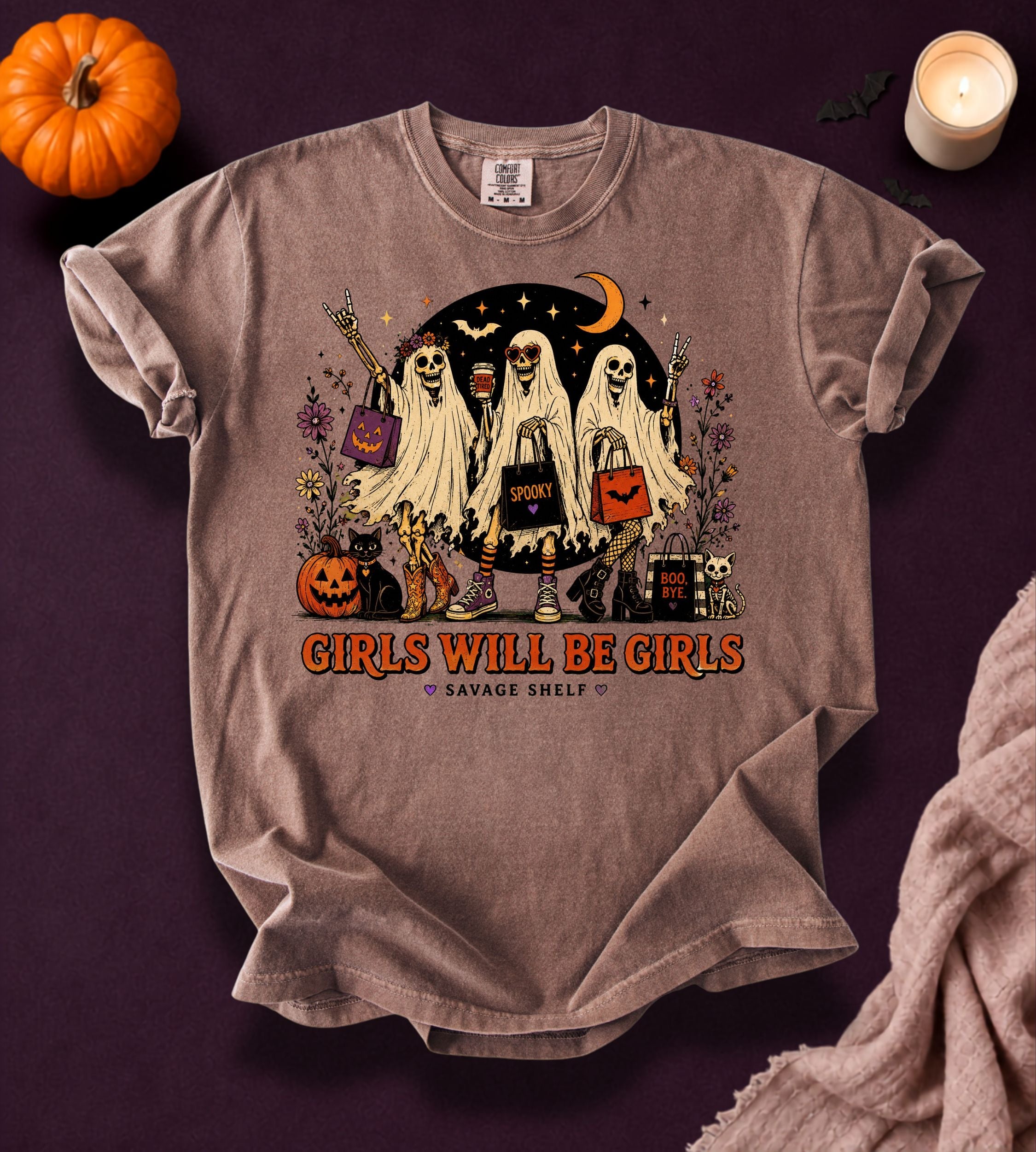 Girls Will Be Girls Halloween T-Shirt