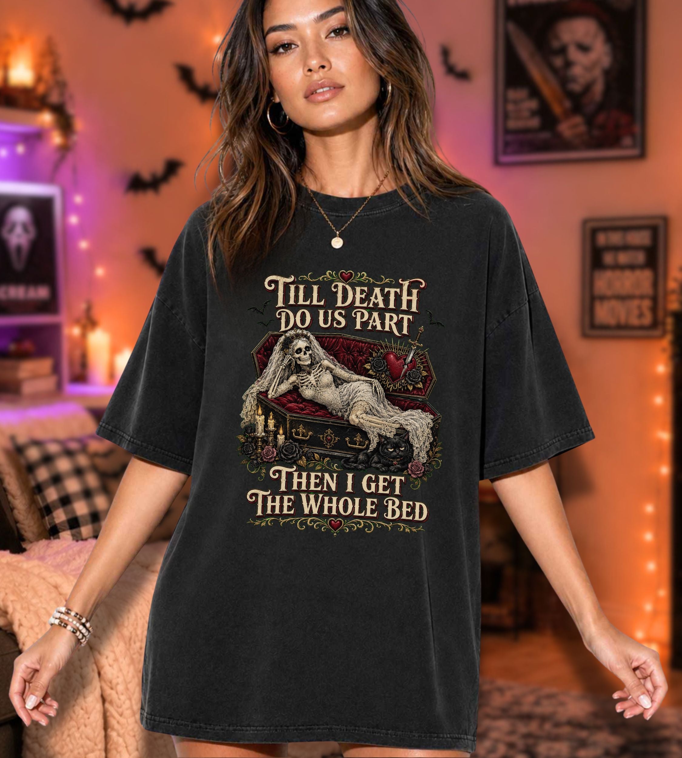 Till Death Do Us Part Gothic T-Shirt
