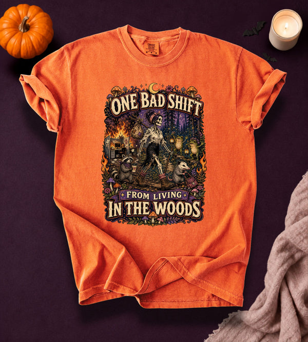 One Bad Shift Halloween T-Shirt
