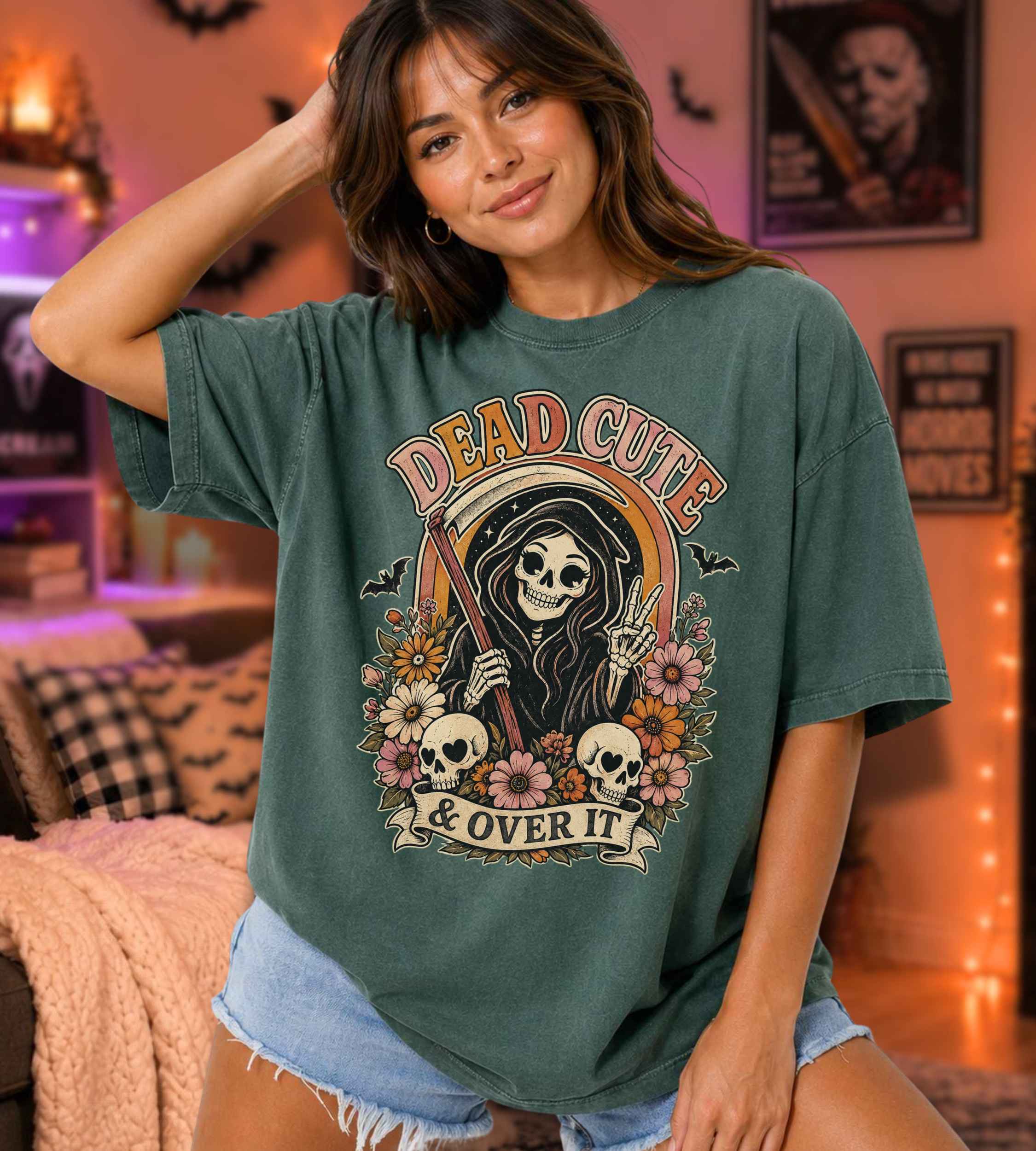 Dead Cute & Over It T-Shirt
