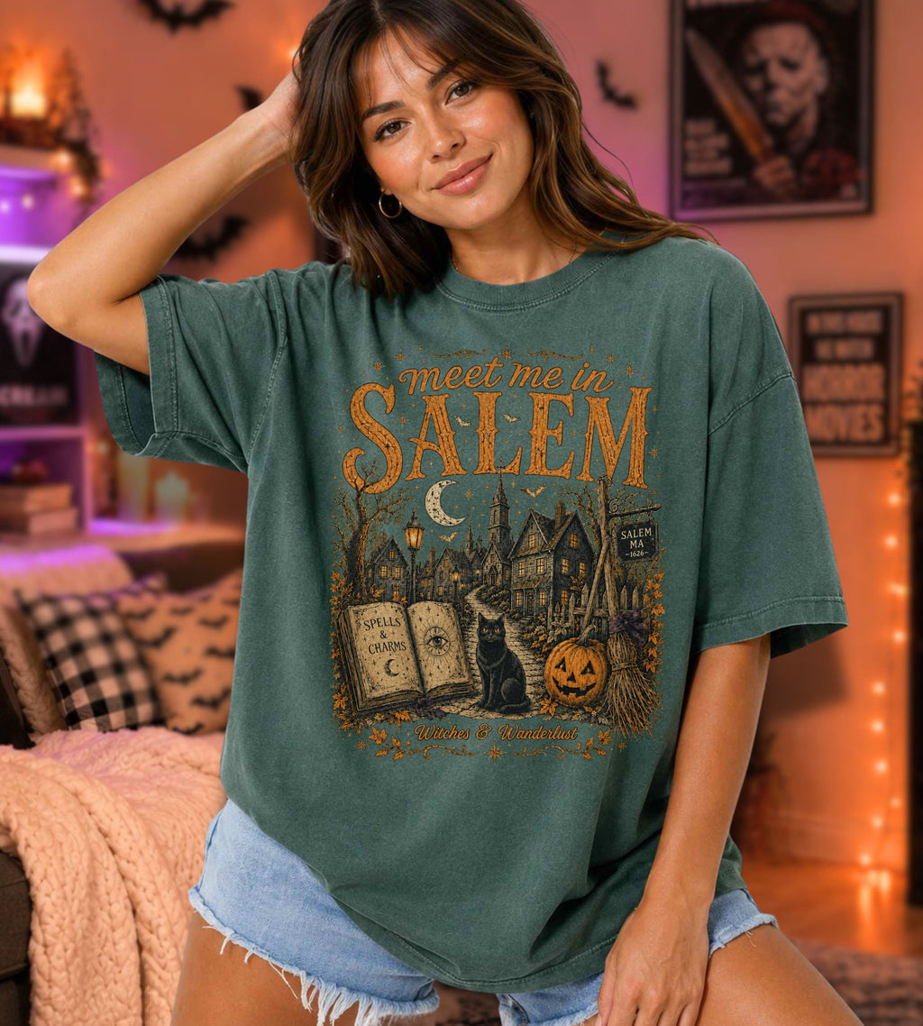 Meet in Salem Halloween T-Shirt