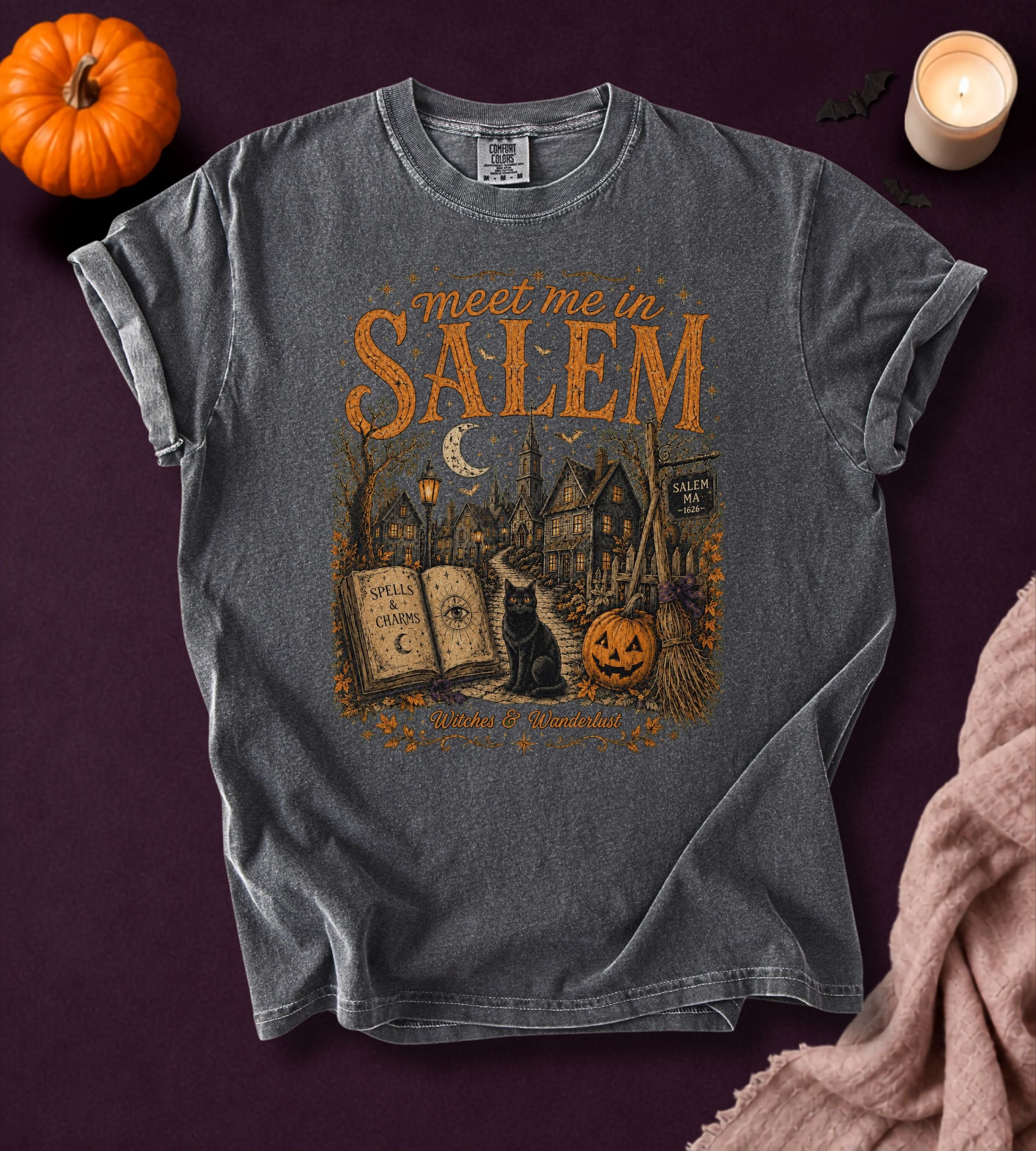Meet in Salem Halloween T-Shirt
