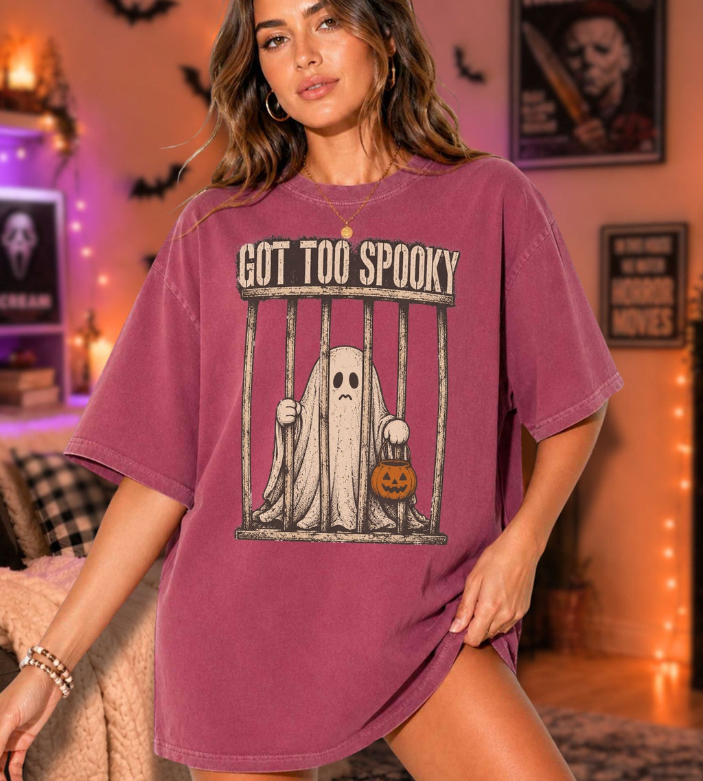 Got Too Spooky Ghost T-Shirt