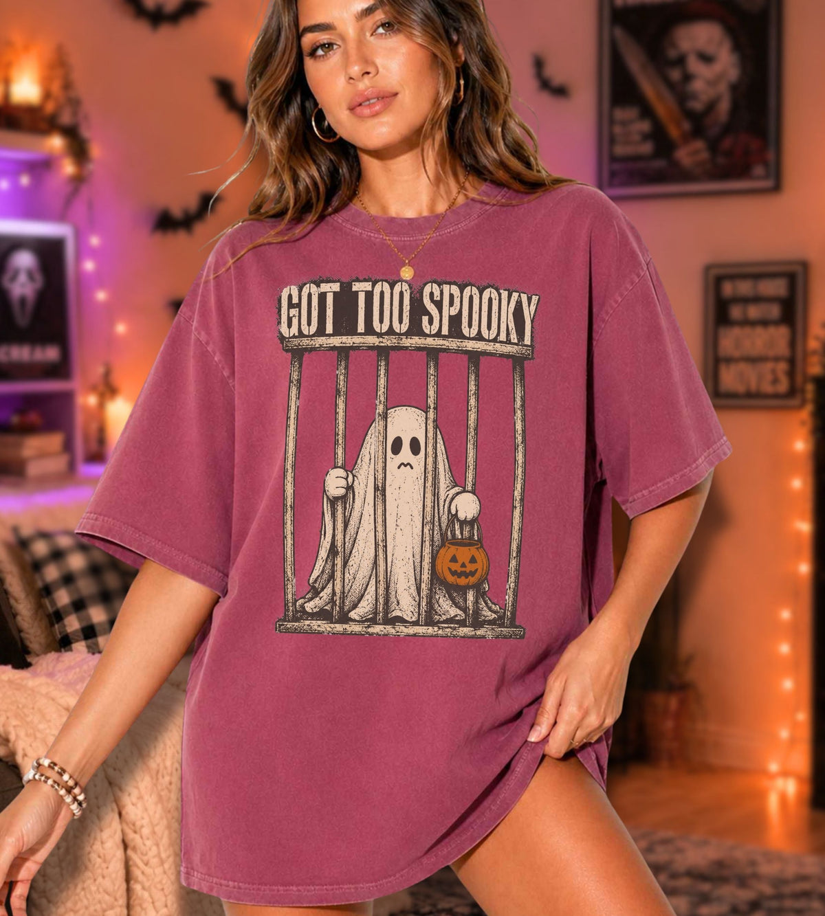 Got Too Spooky Ghost T-Shirt
