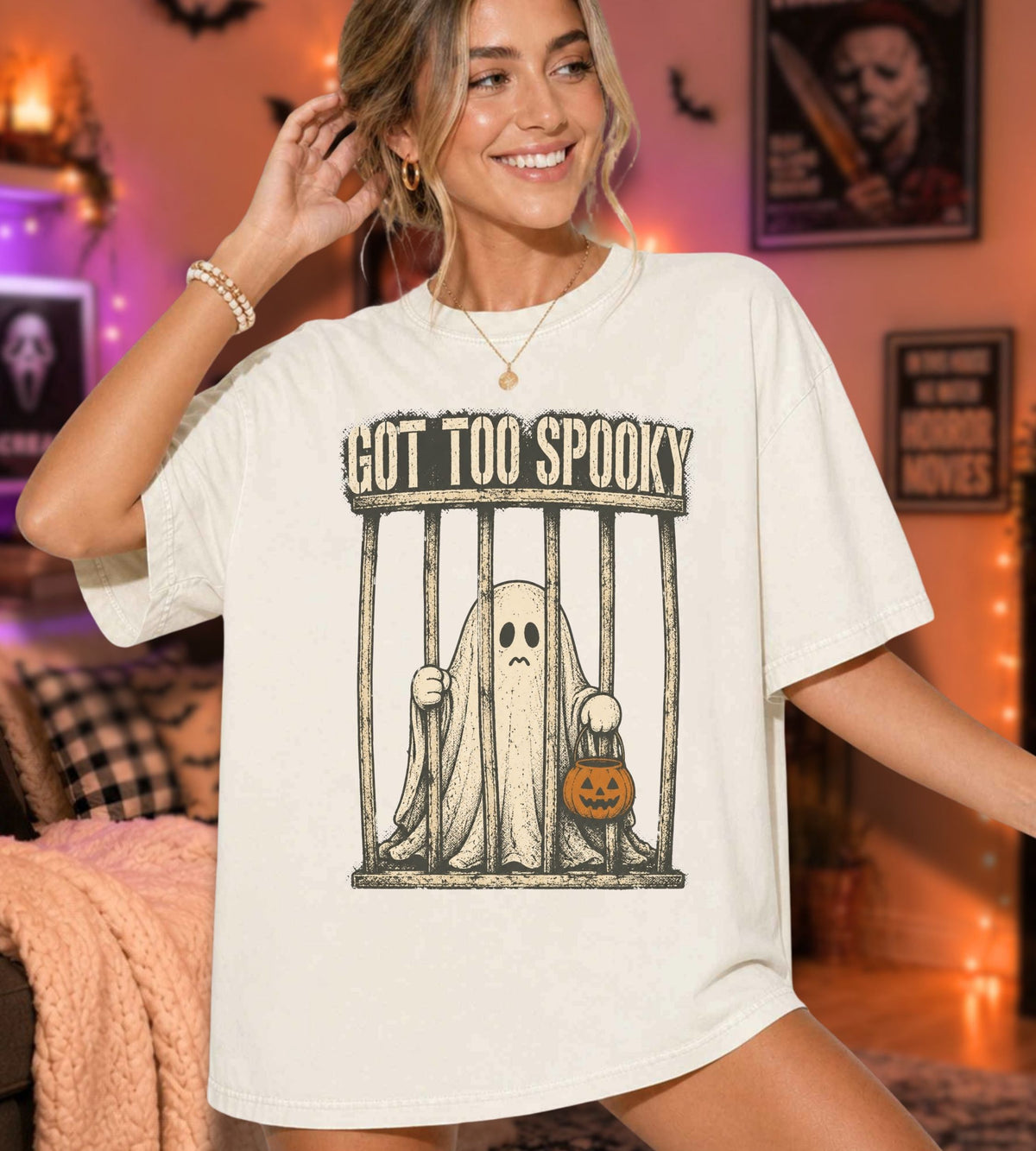 Got Too Spooky Ghost T-Shirt