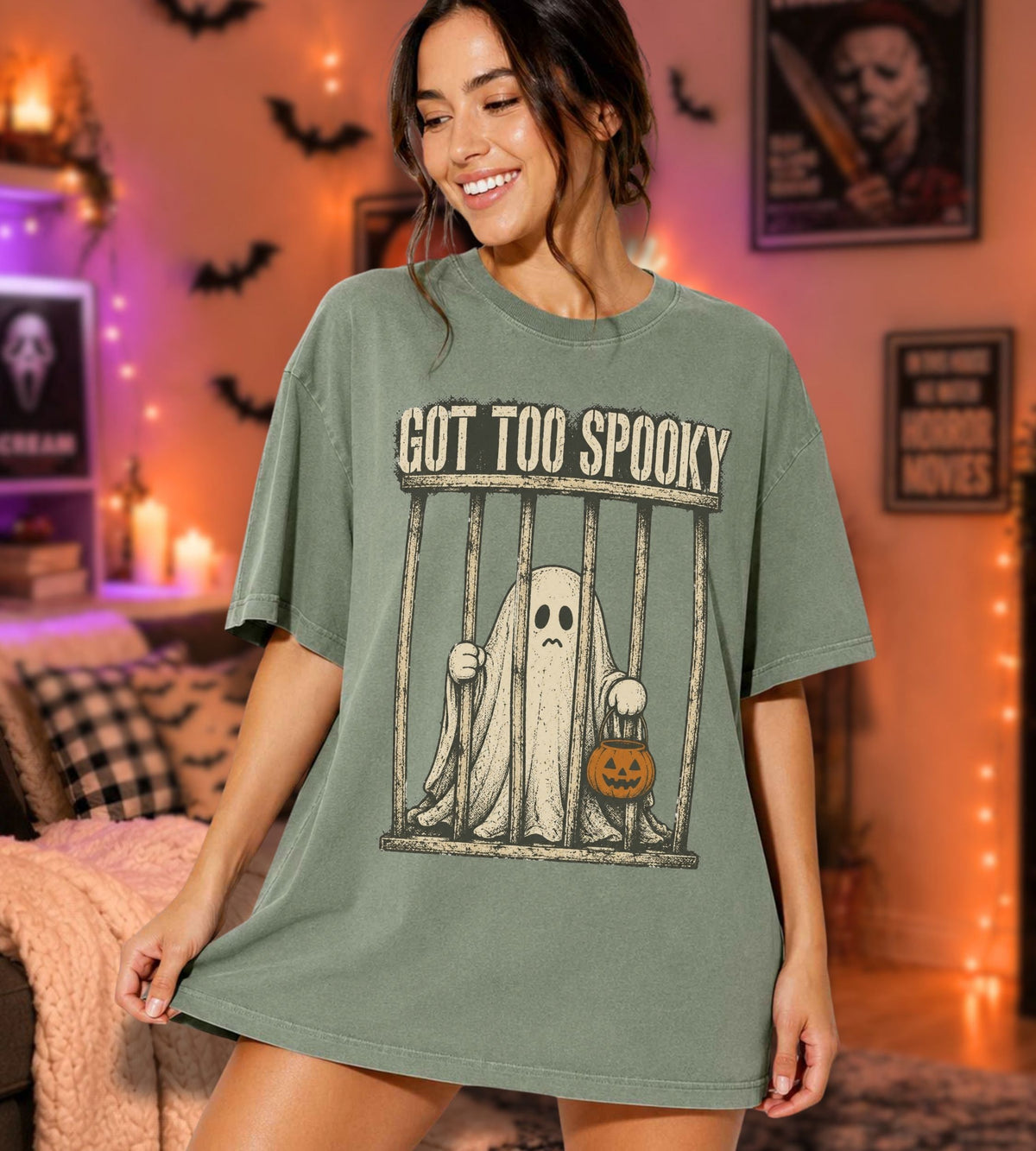 Got Too Spooky Ghost T-Shirt