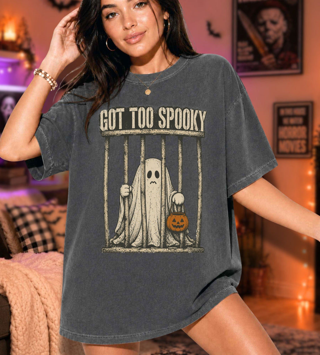 Got Too Spooky Ghost T-Shirt