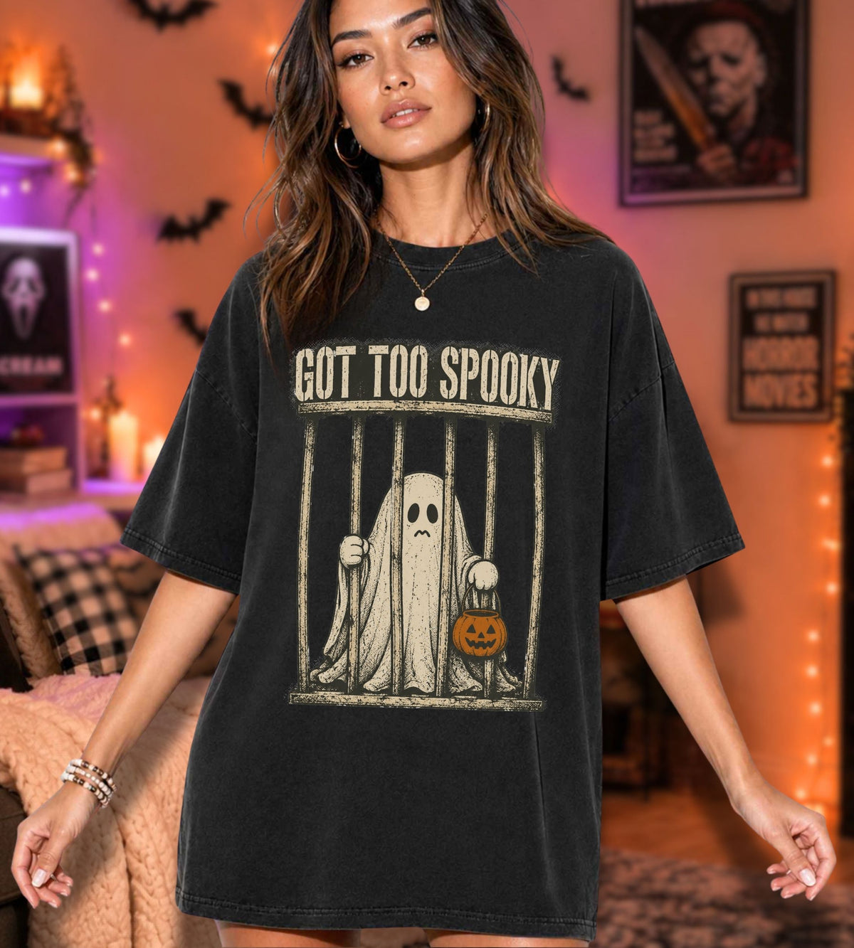 Got Too Spooky Ghost T-Shirt