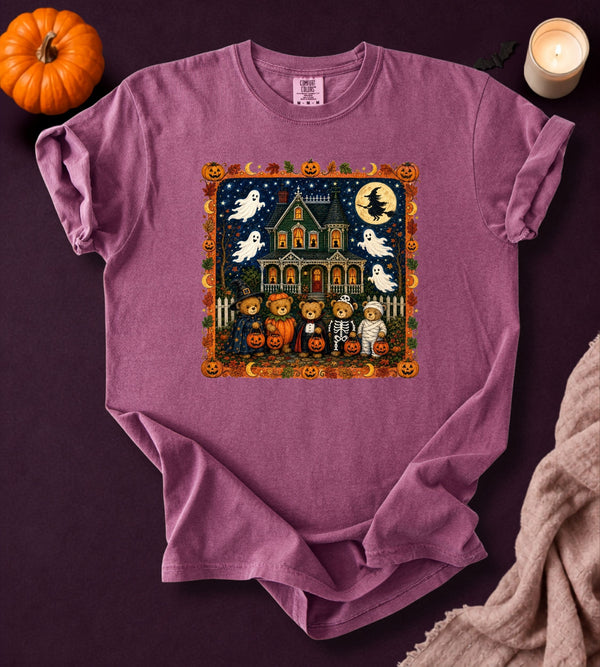 Vintage Halloween Trick-or-Treat Bears T-Shirt