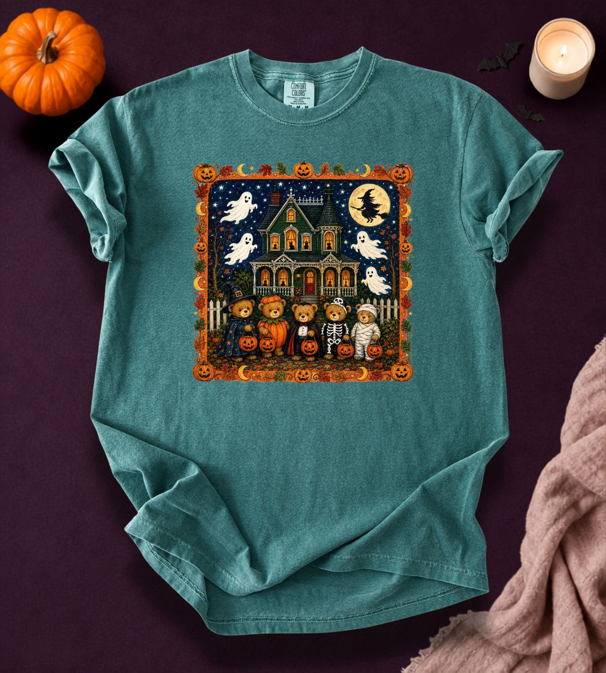 Vintage Halloween Trick-or-Treat Bears T-Shirt