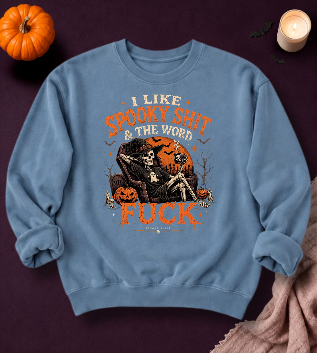 Spooky Shit & F*ck Halloween Sweatshirt