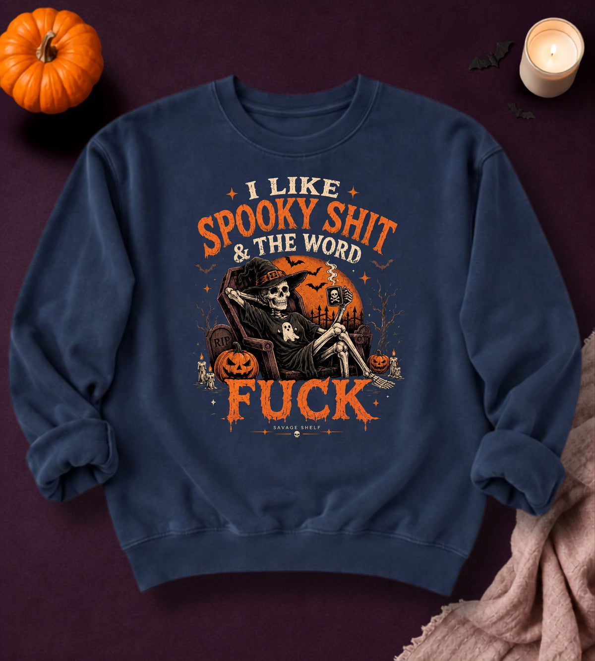 Spooky Shit & F*ck Halloween Sweatshirt