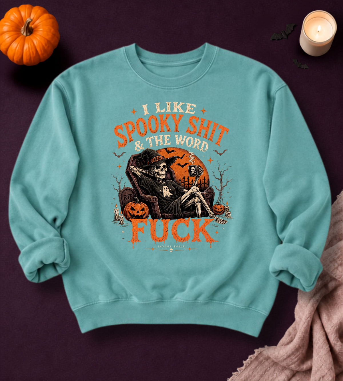 Spooky Shit & F*ck Halloween Sweatshirt