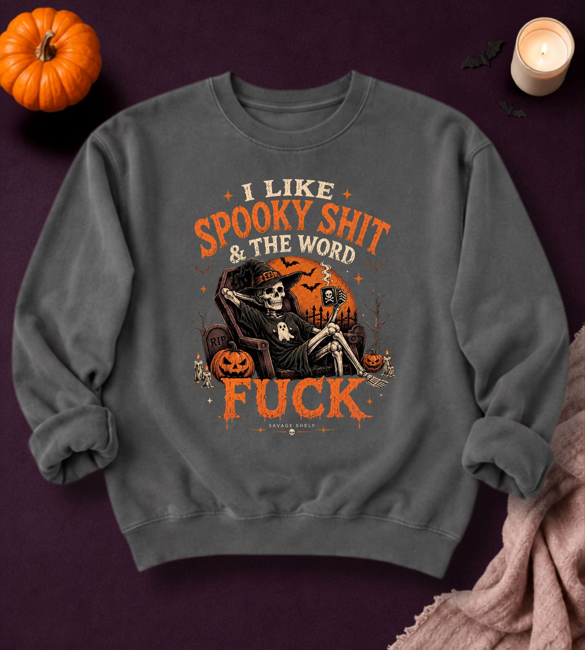 Spooky Shit & F*ck Halloween Sweatshirt