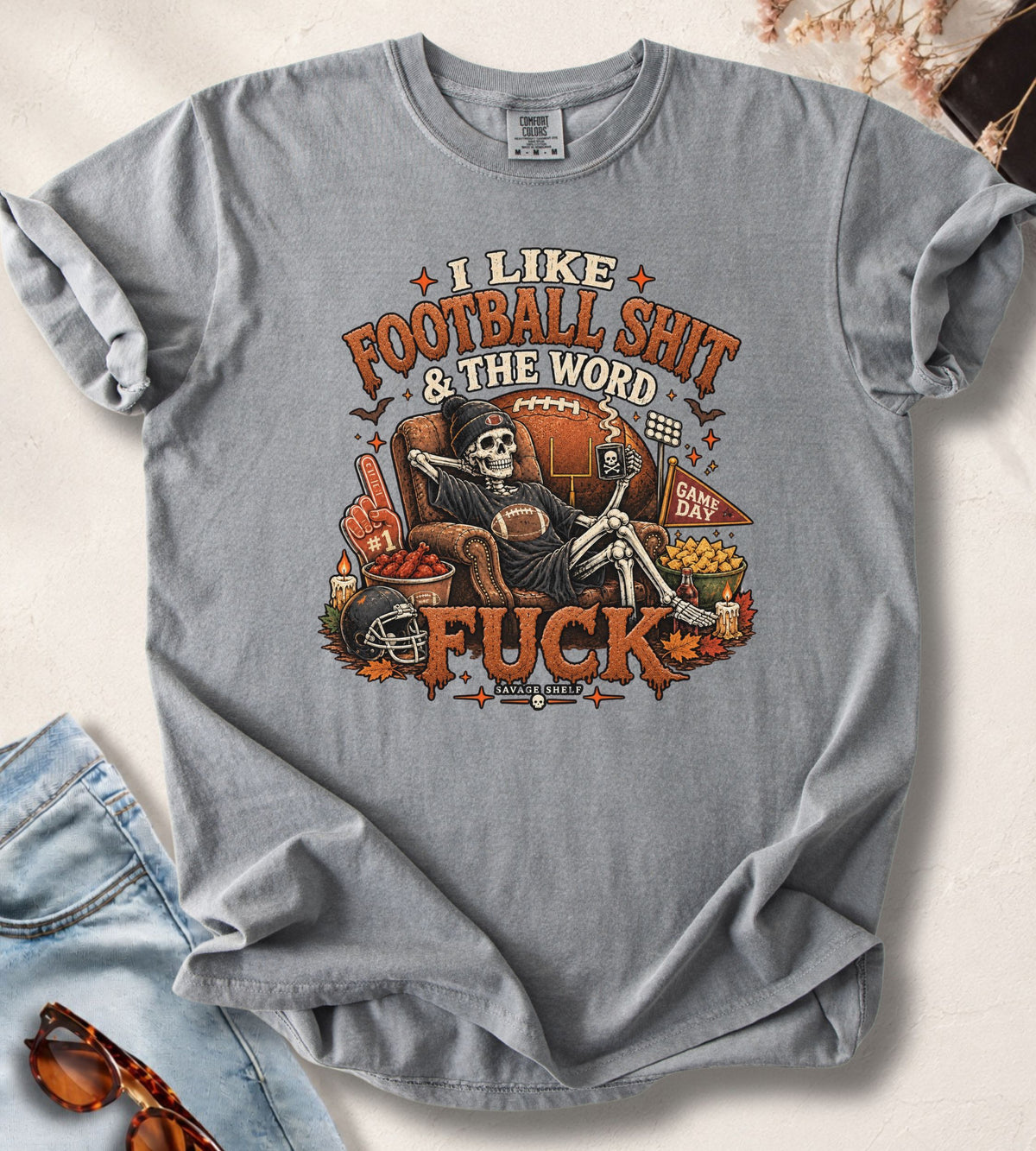 I Like Football & The Word “Fuck” T-Shirt