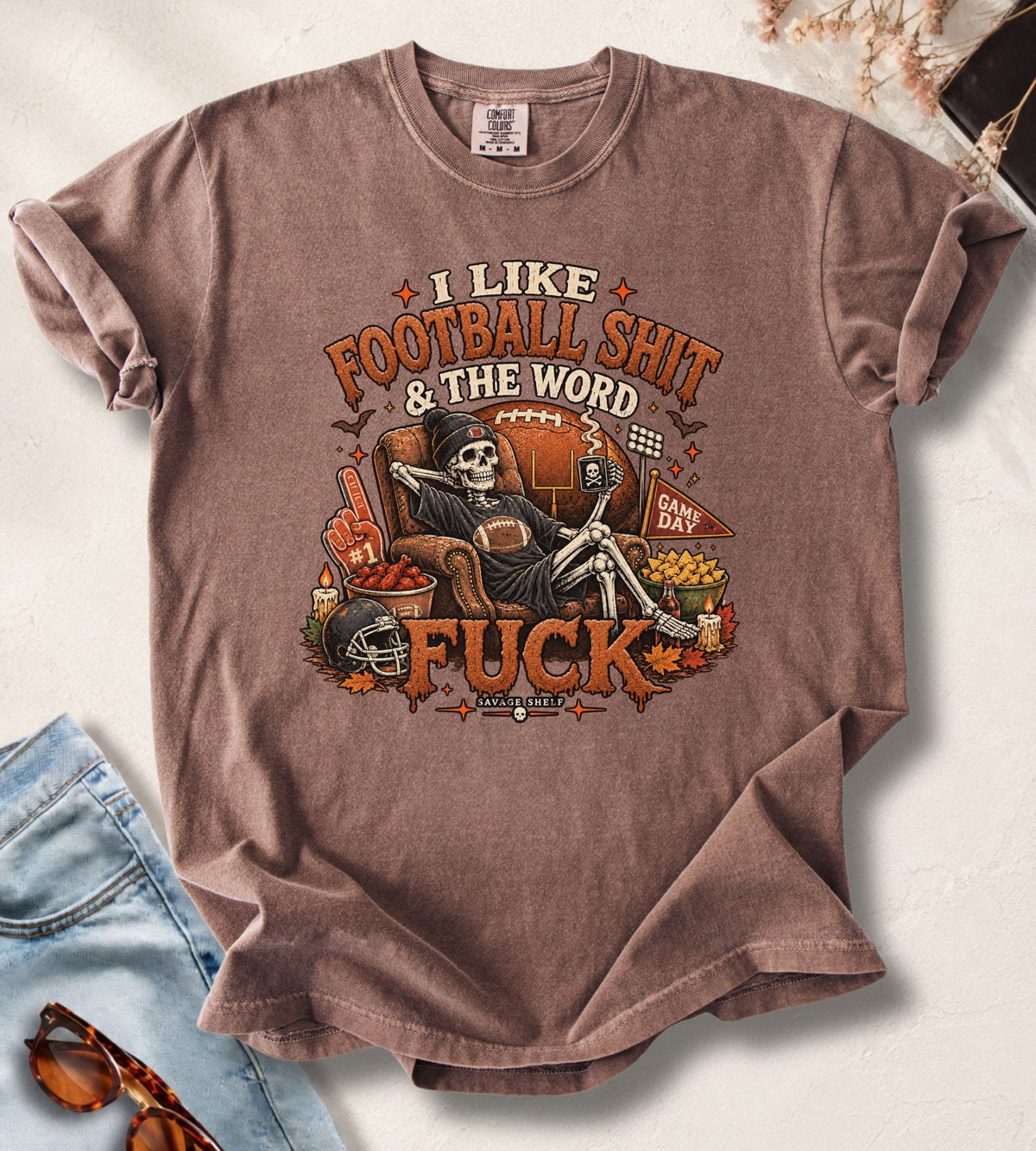 I Like Football & The Word “Fuck” T-Shirt