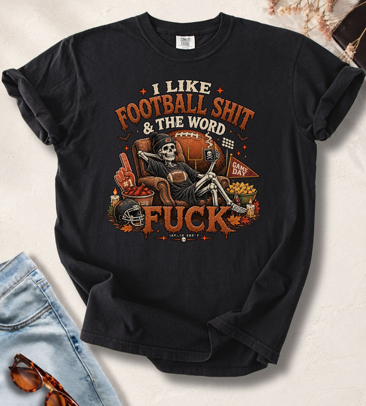 I Like Football & The Word “Fuck” T-Shirt