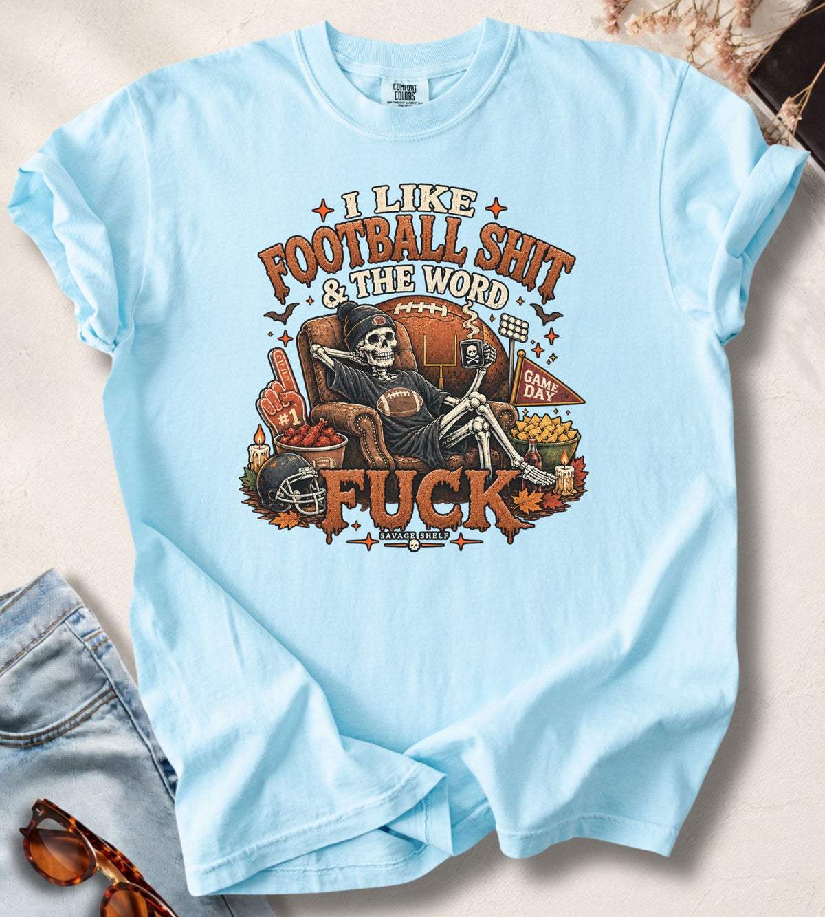 I Like Football & The Word “Fuck” T-Shirt