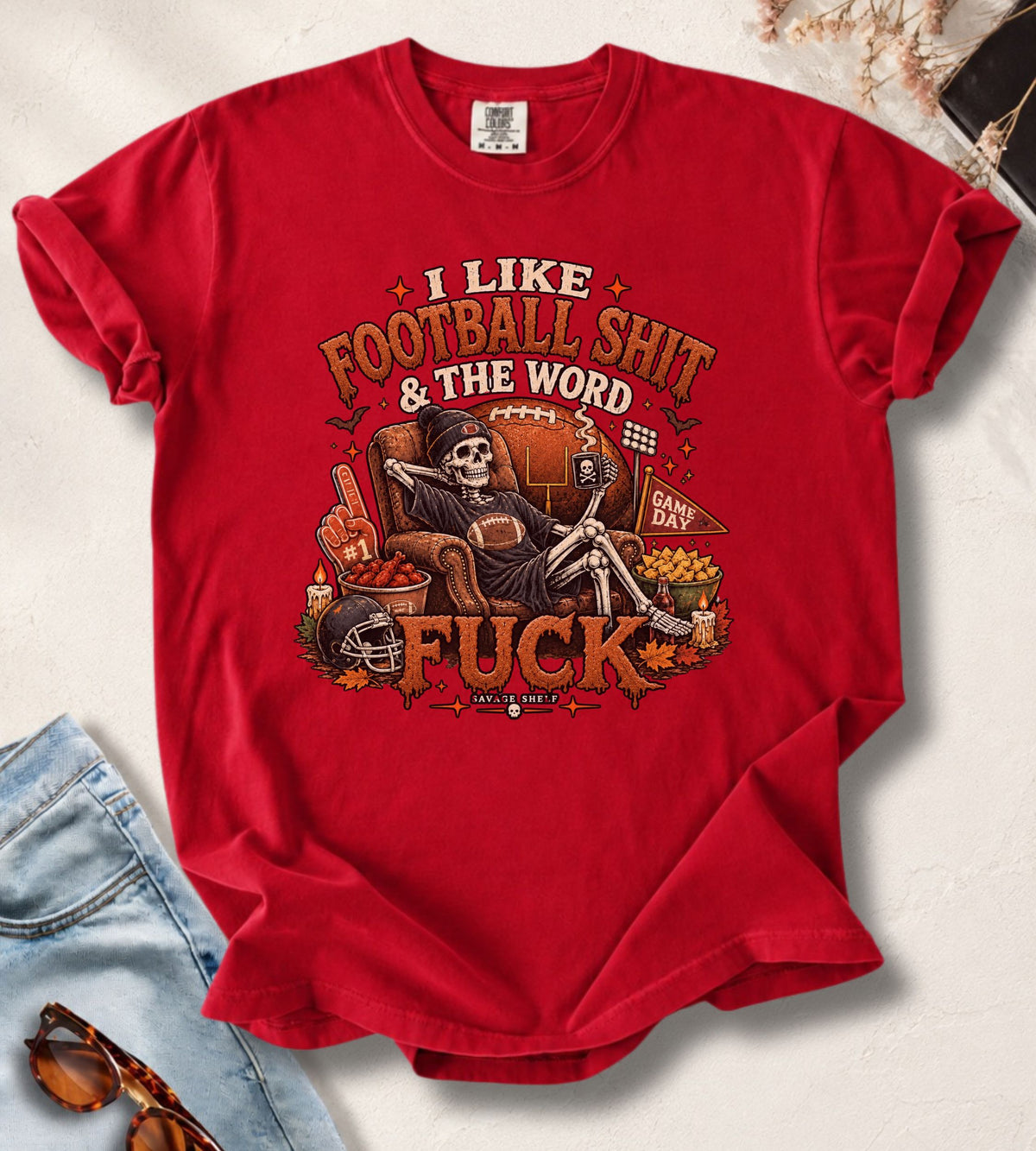 I Like Football & The Word “Fuck” T-Shirt