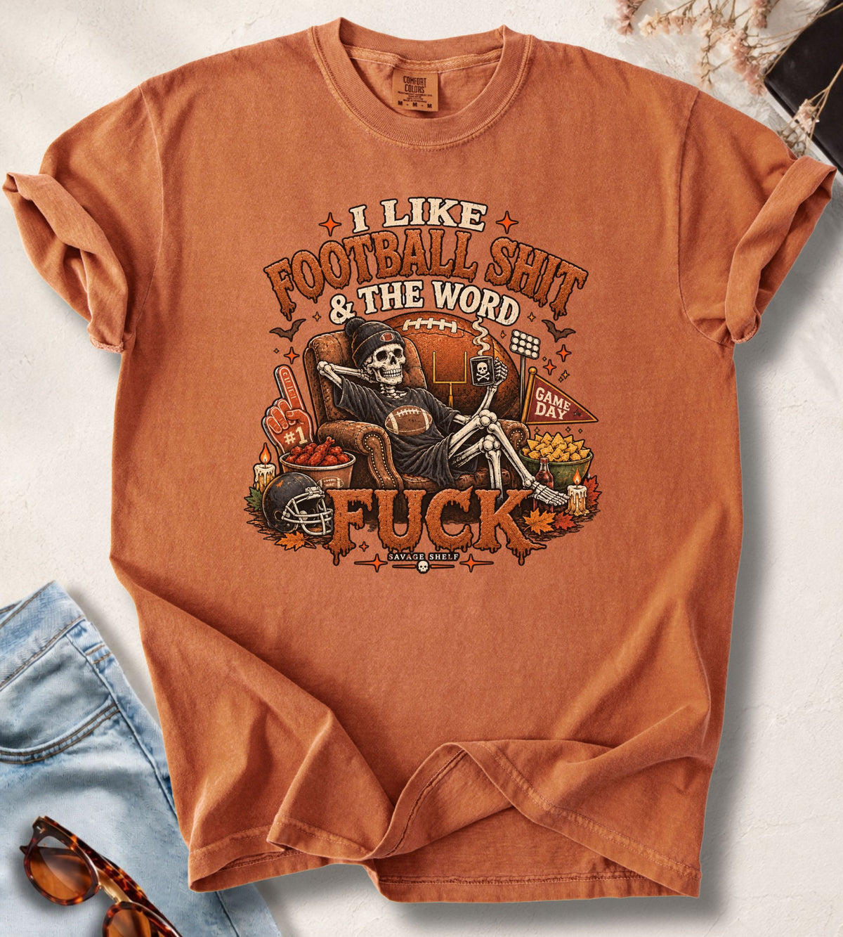 I Like Football & The Word “Fuck” T-Shirt