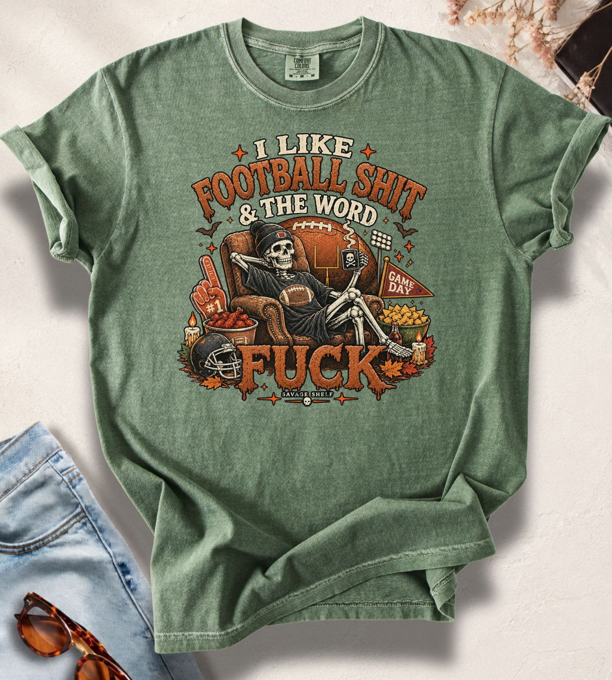 I Like Football & The Word “Fuck” T-Shirt