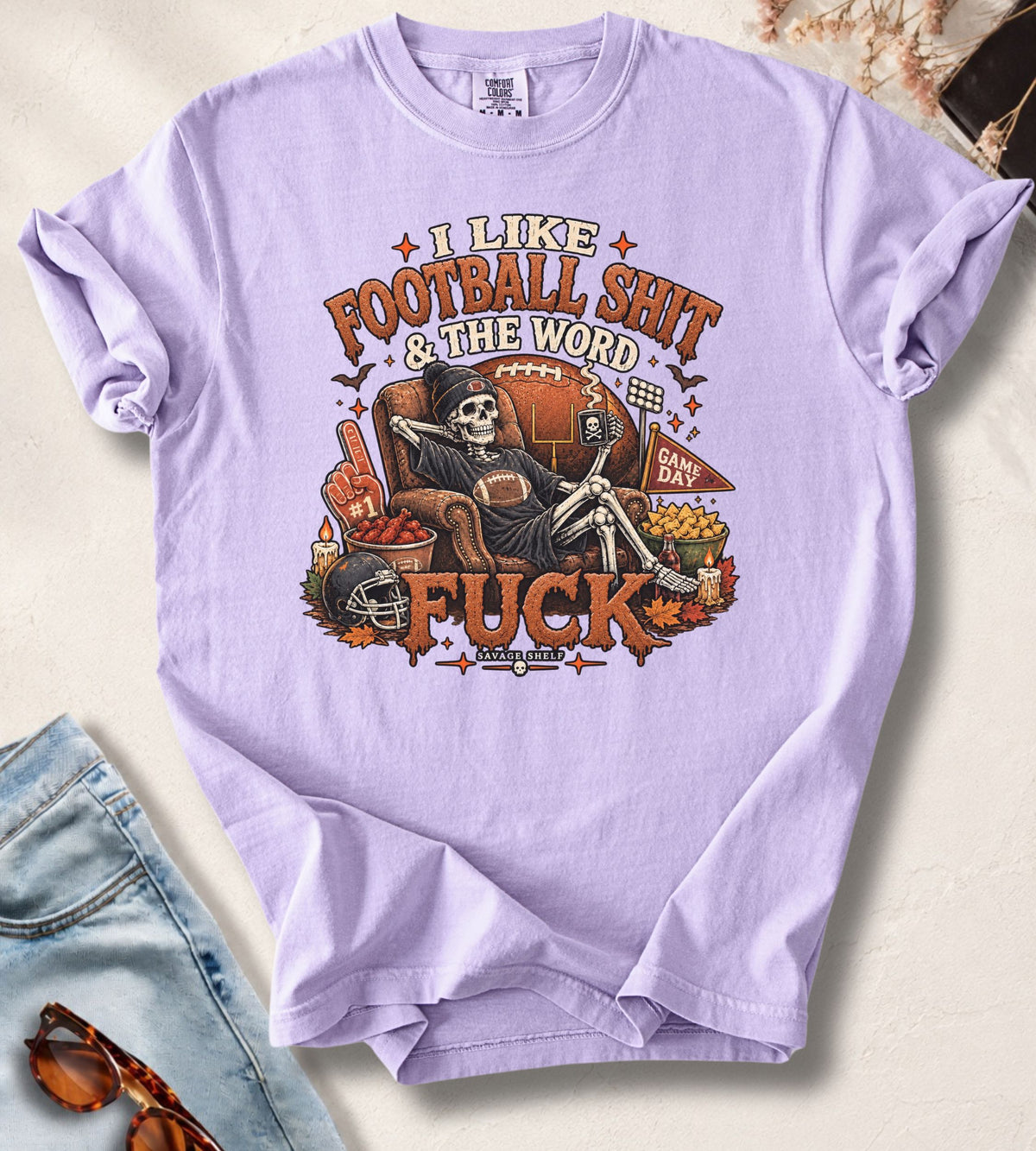 I Like Football & The Word “Fuck” T-Shirt
