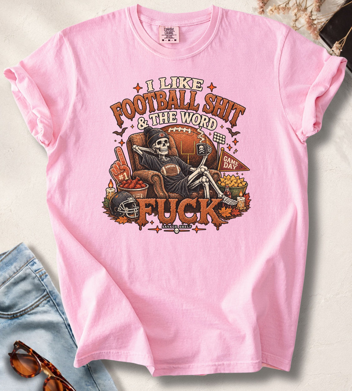I Like Football & The Word “Fuck” T-Shirt