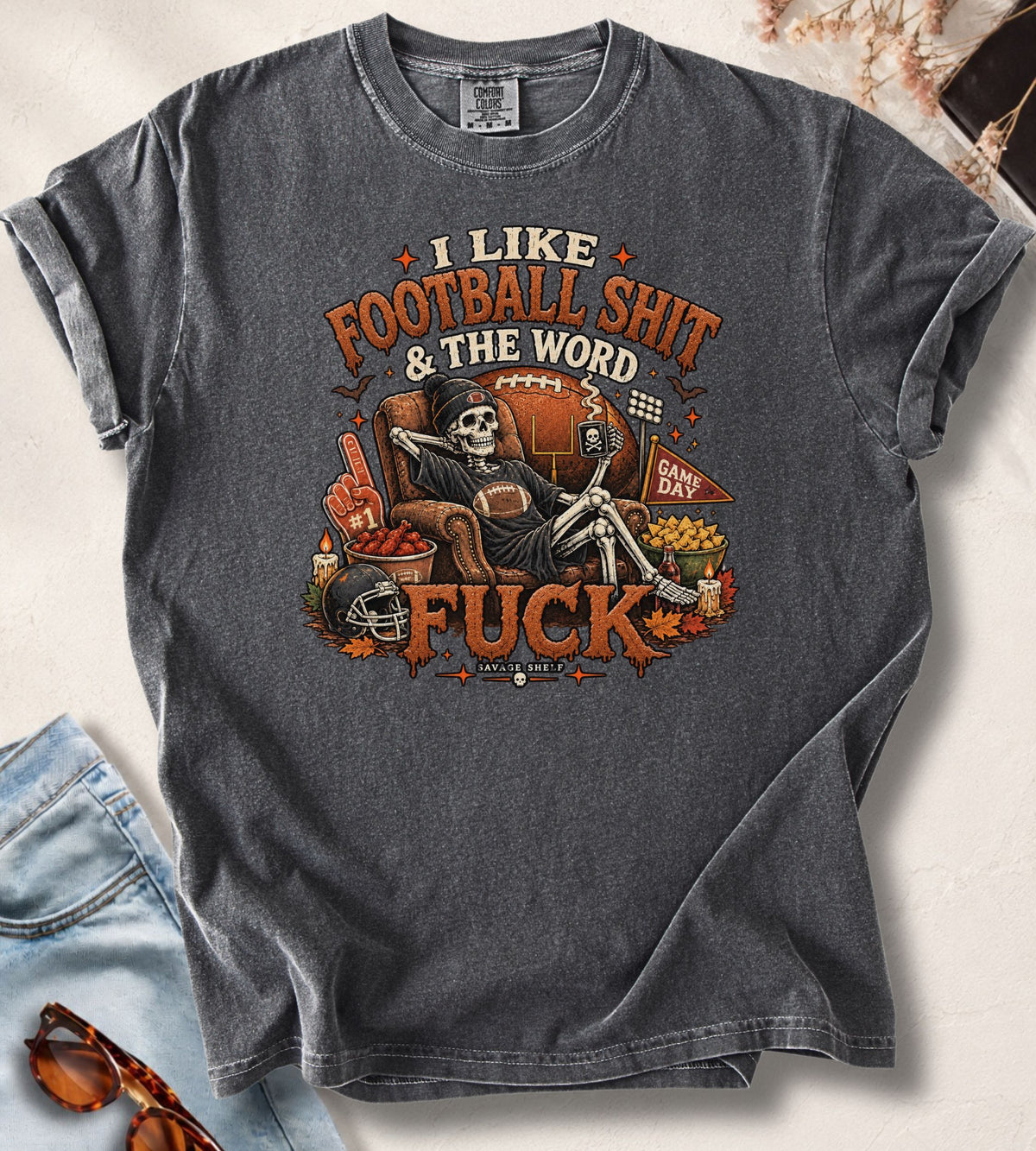 I Like Football & The Word “Fuck” T-Shirt