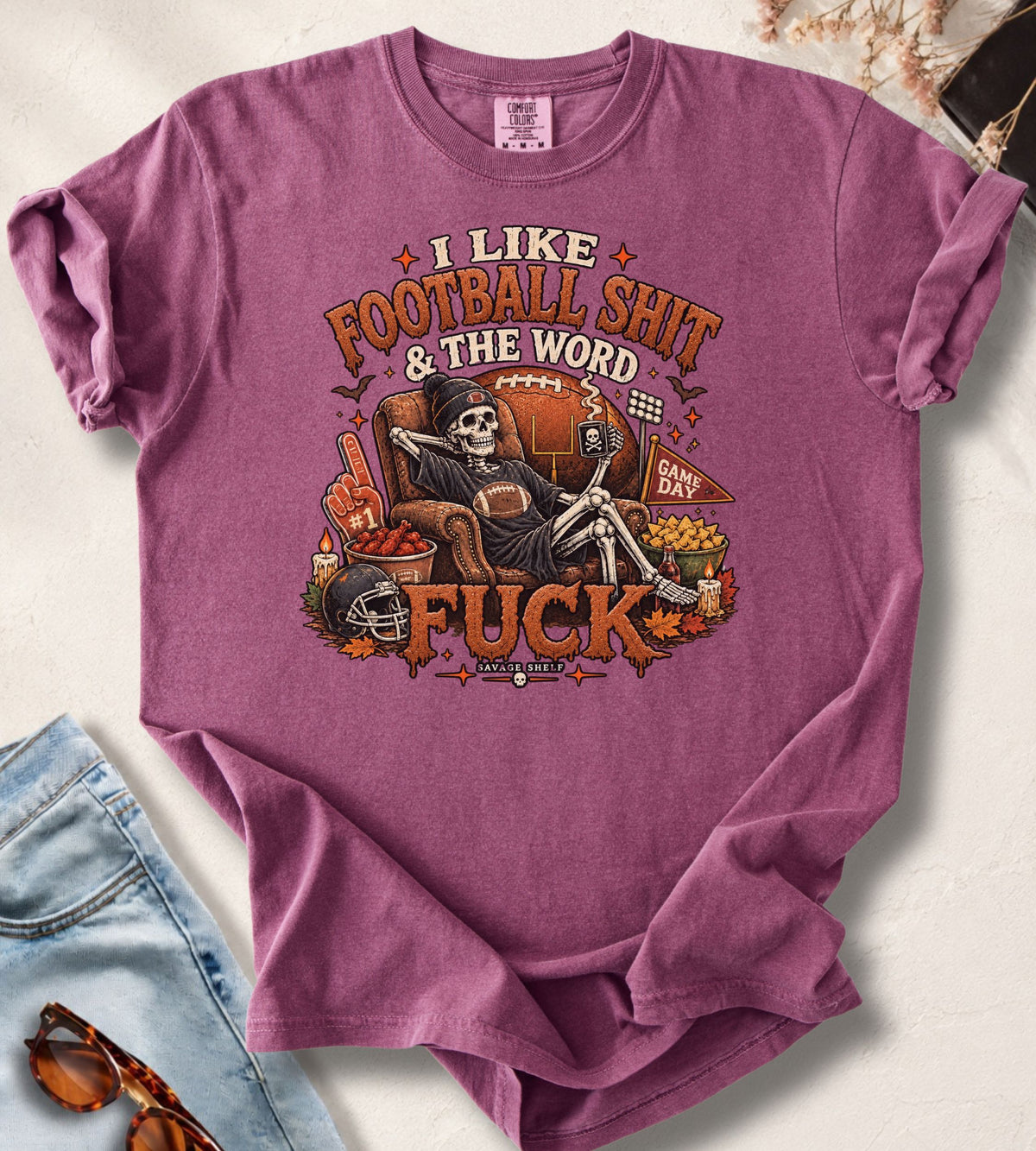 I Like Football & The Word “Fuck” T-Shirt