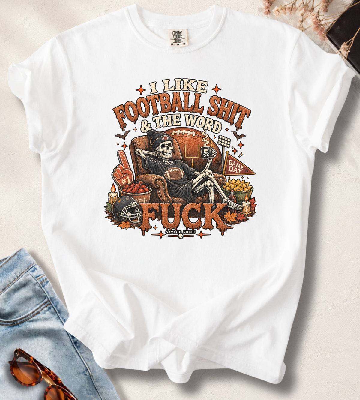 I Like Football & The Word “Fuck” T-Shirt