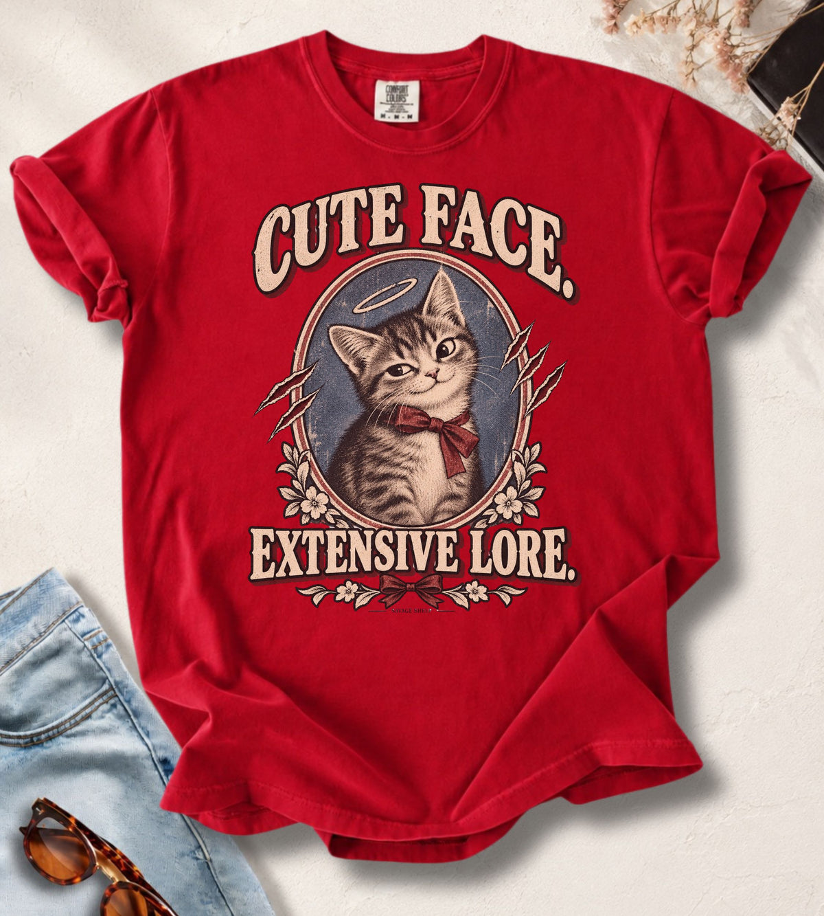 Cute Face, Extensive Lore T-Shirt