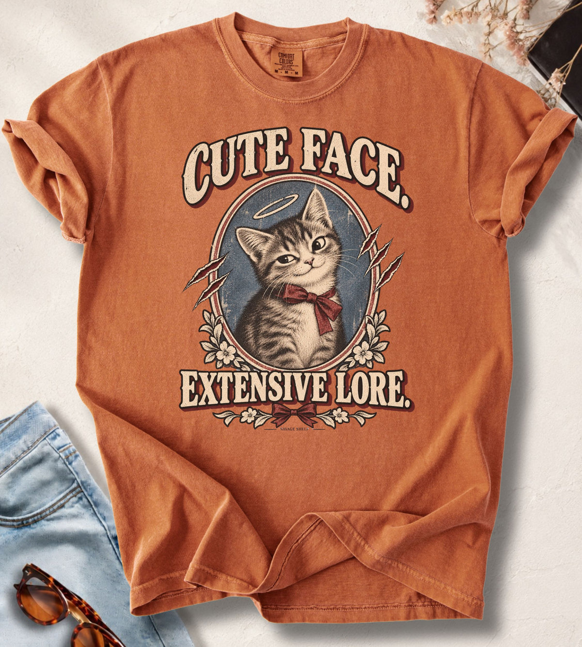 Cute Face, Extensive Lore T-Shirt