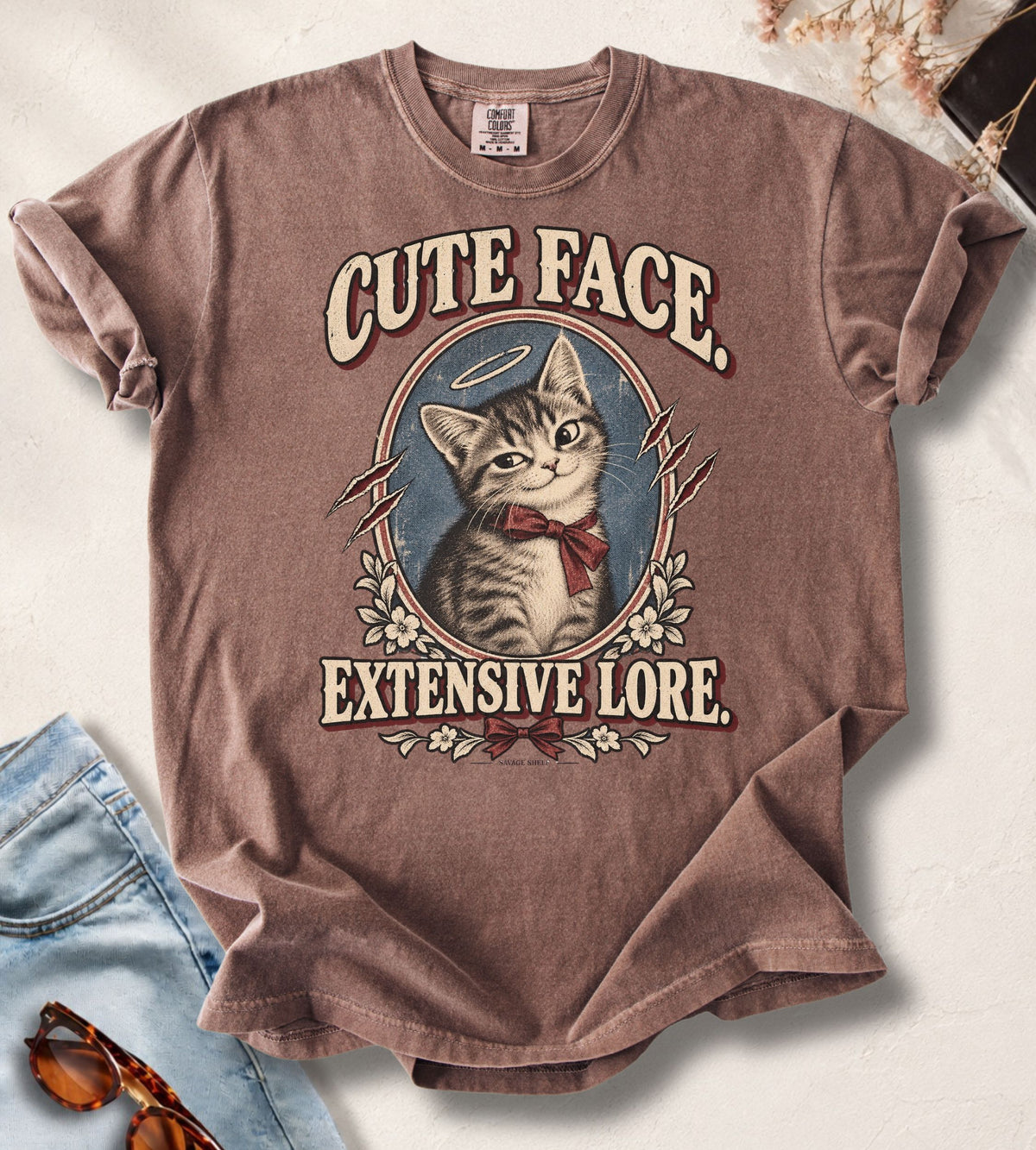 Cute Face, Extensive Lore T-Shirt