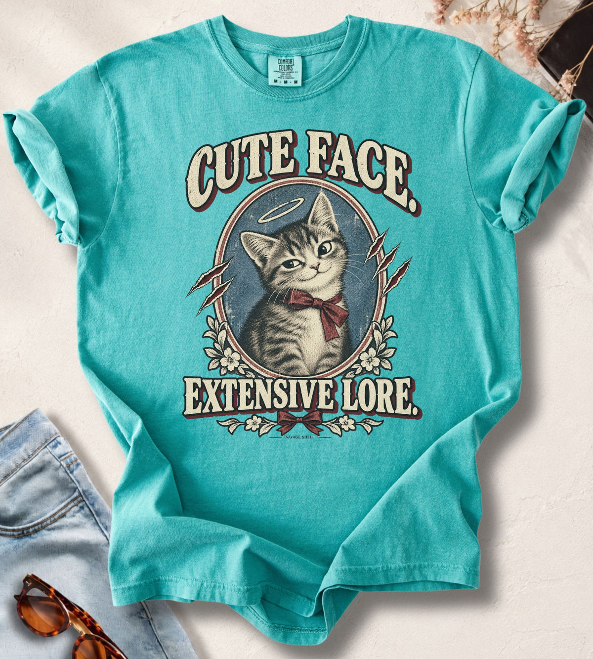 Cute Face, Extensive Lore T-Shirt