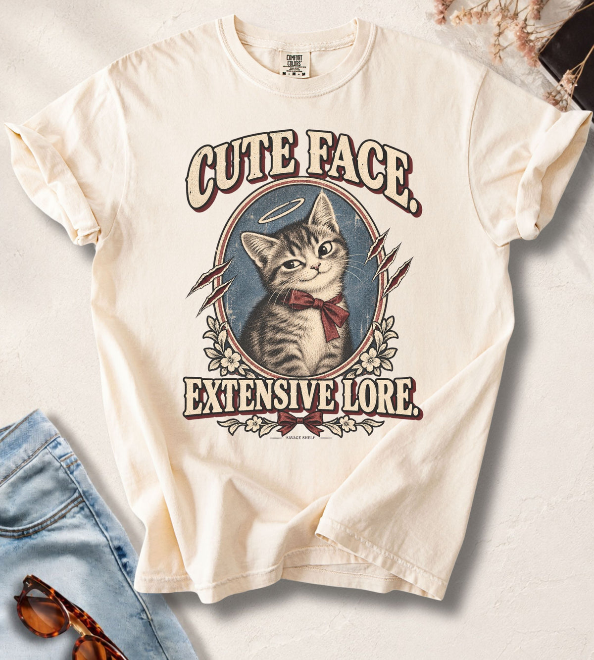 Cute Face, Extensive Lore T-Shirt