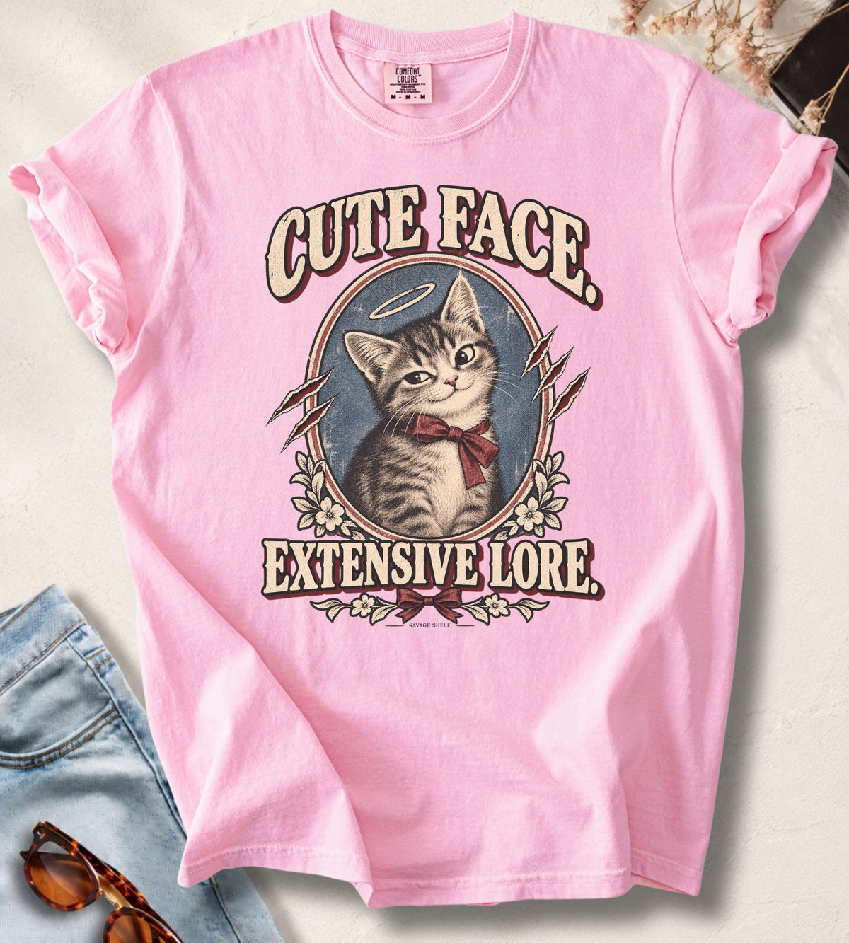 Cute Face, Extensive Lore T-Shirt