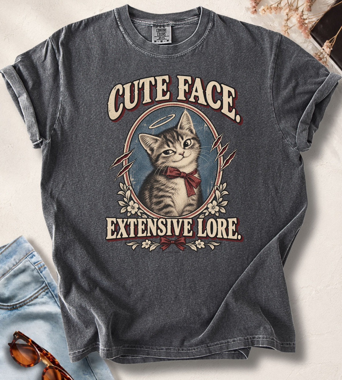 Cute Face, Extensive Lore T-Shirt