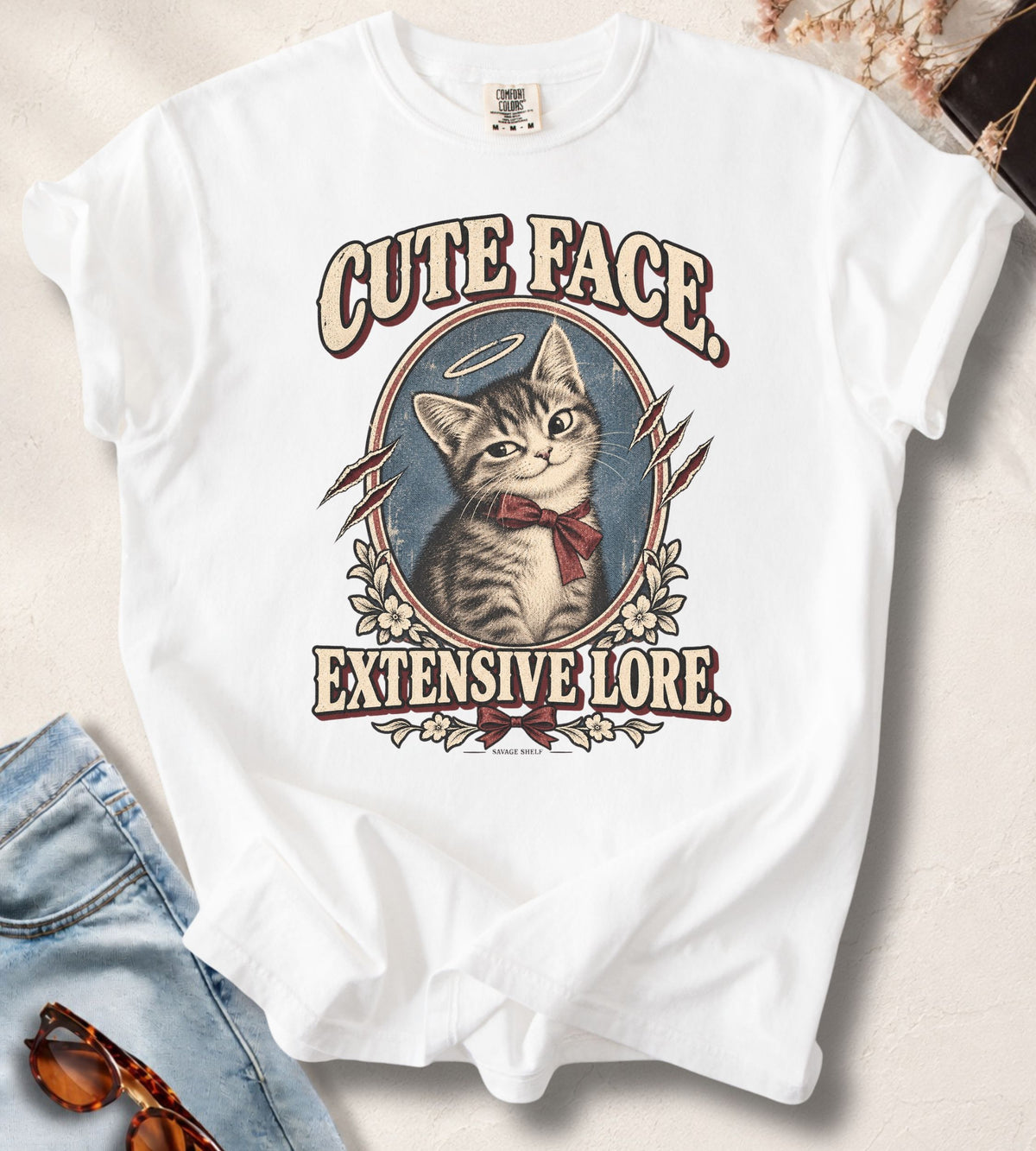 Cute Face, Extensive Lore T-Shirt