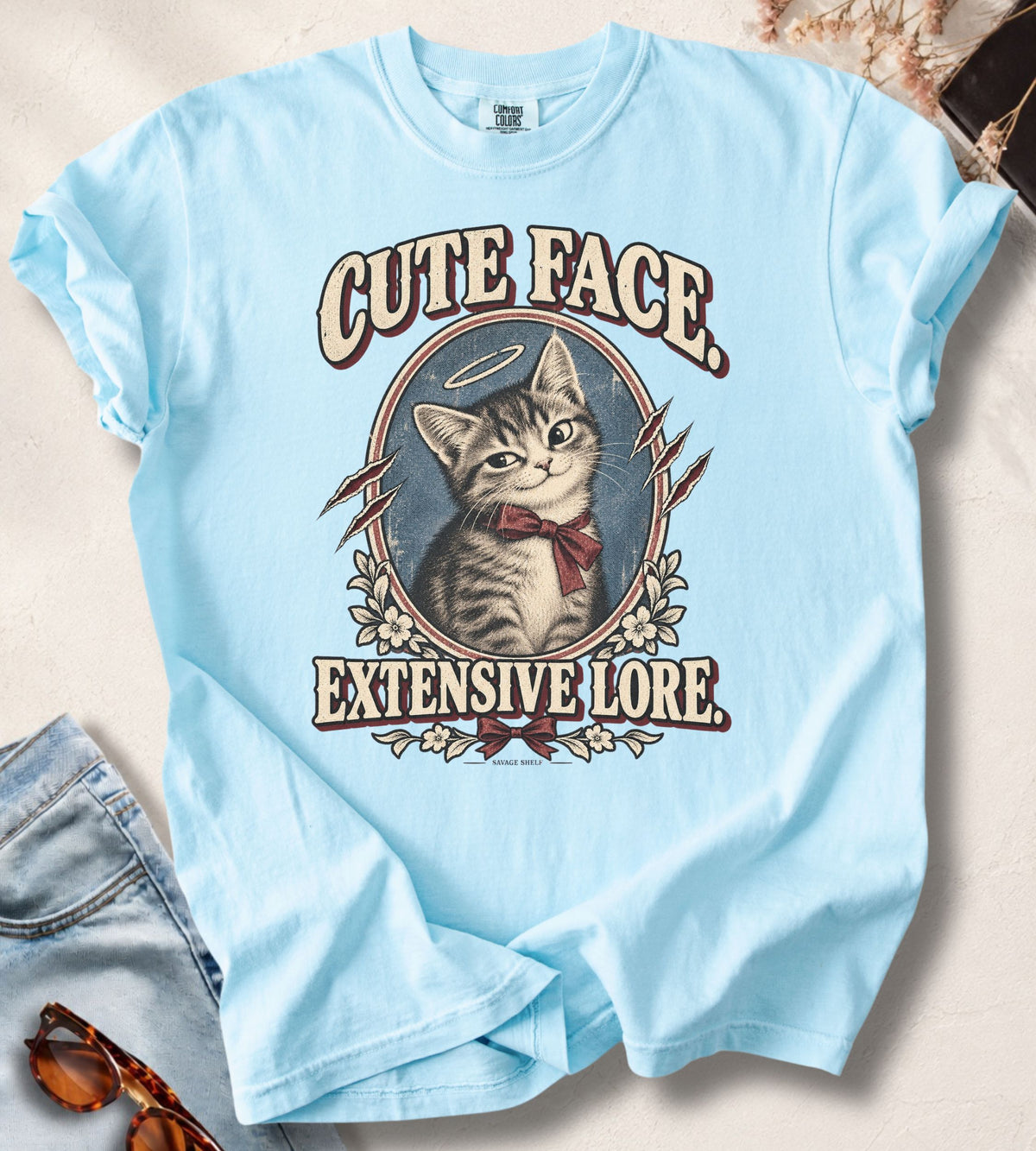 Cute Face, Extensive Lore T-Shirt