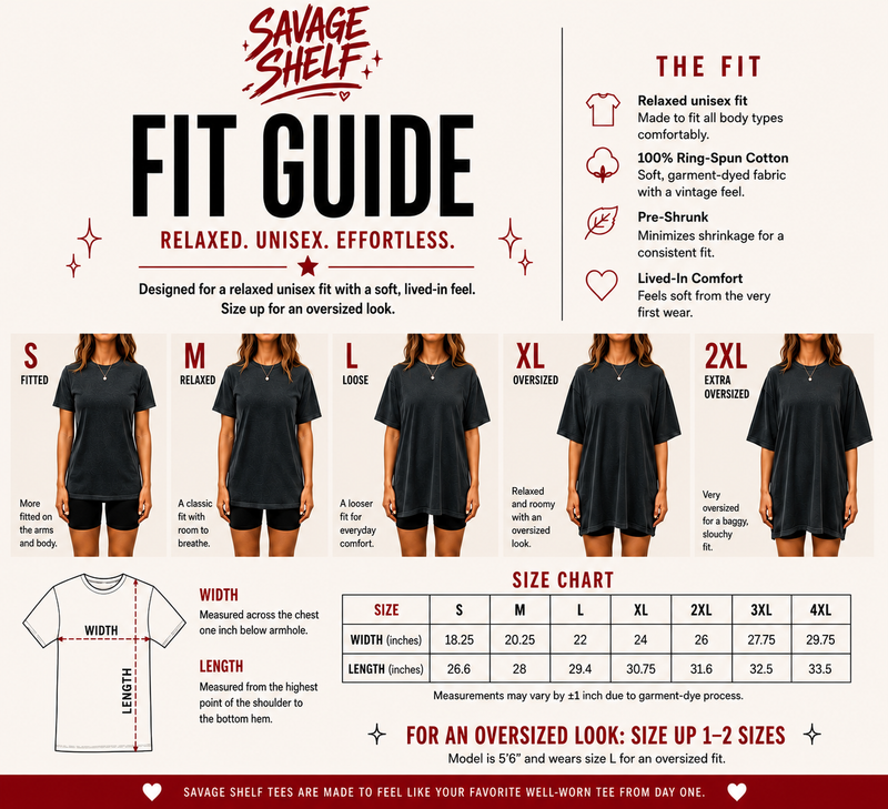 Size chart for Meet in Salem Halloween T-Shirt