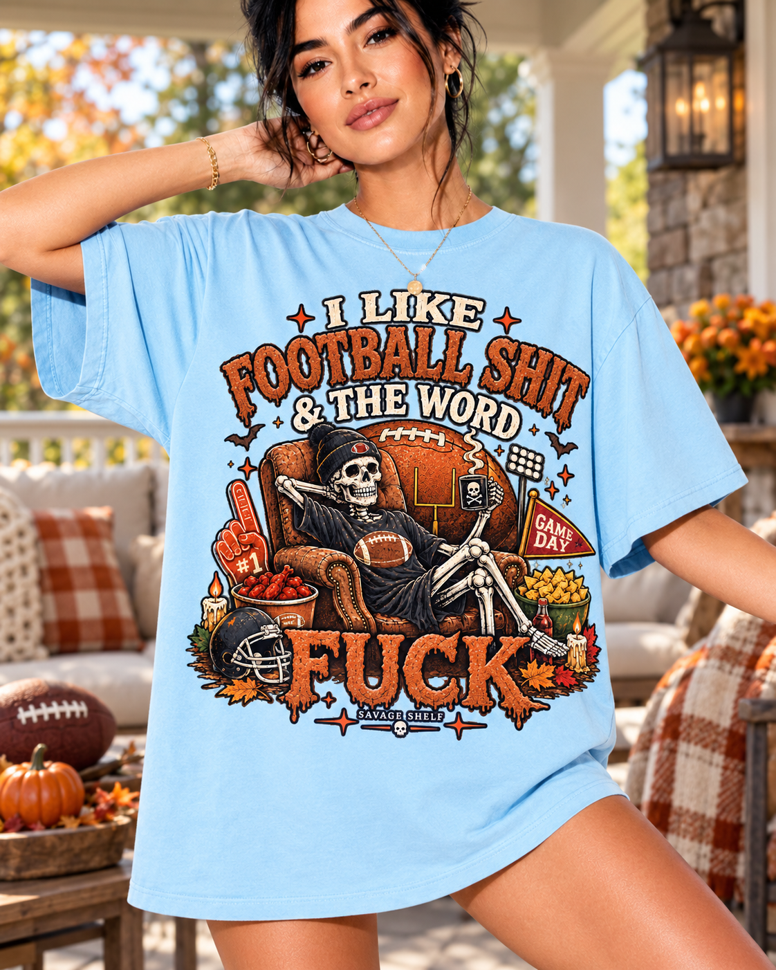 I Like Football & The Word “Fuck” T-Shirt